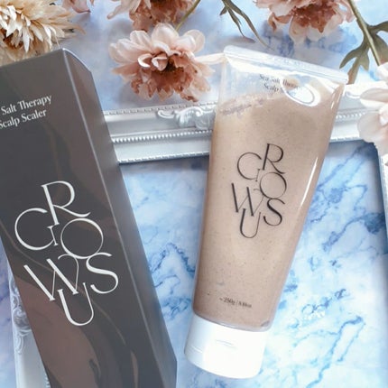 シーソルトセラピースカルプスケーラー/GROWUS/ヘッドスクラブを使ったクチコミ(1枚目)