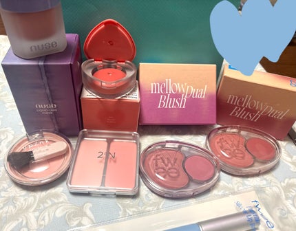 フィルスウィートチーク 01 チェリーブロッサム/upink/パウダーチークを使ったクチコミ(2枚目)