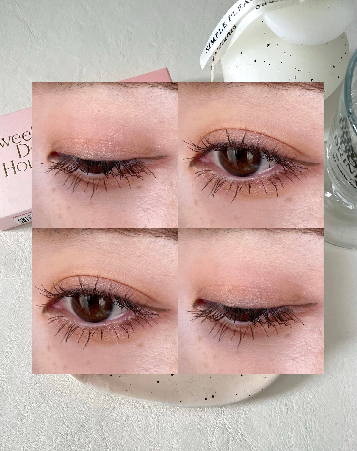 ビーマイスウィートデザートハウスパレット/Milk Touch/アイシャドウパレットを使ったクチコミ(4枚目)