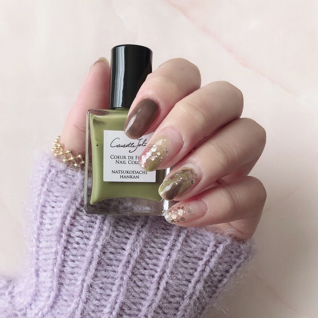 Coeur de Fleur Nail Color KOGARASHI SENREI こがらしせんれい/Causette.Joli/マニキュアを使ったクチコミ（1枚目）