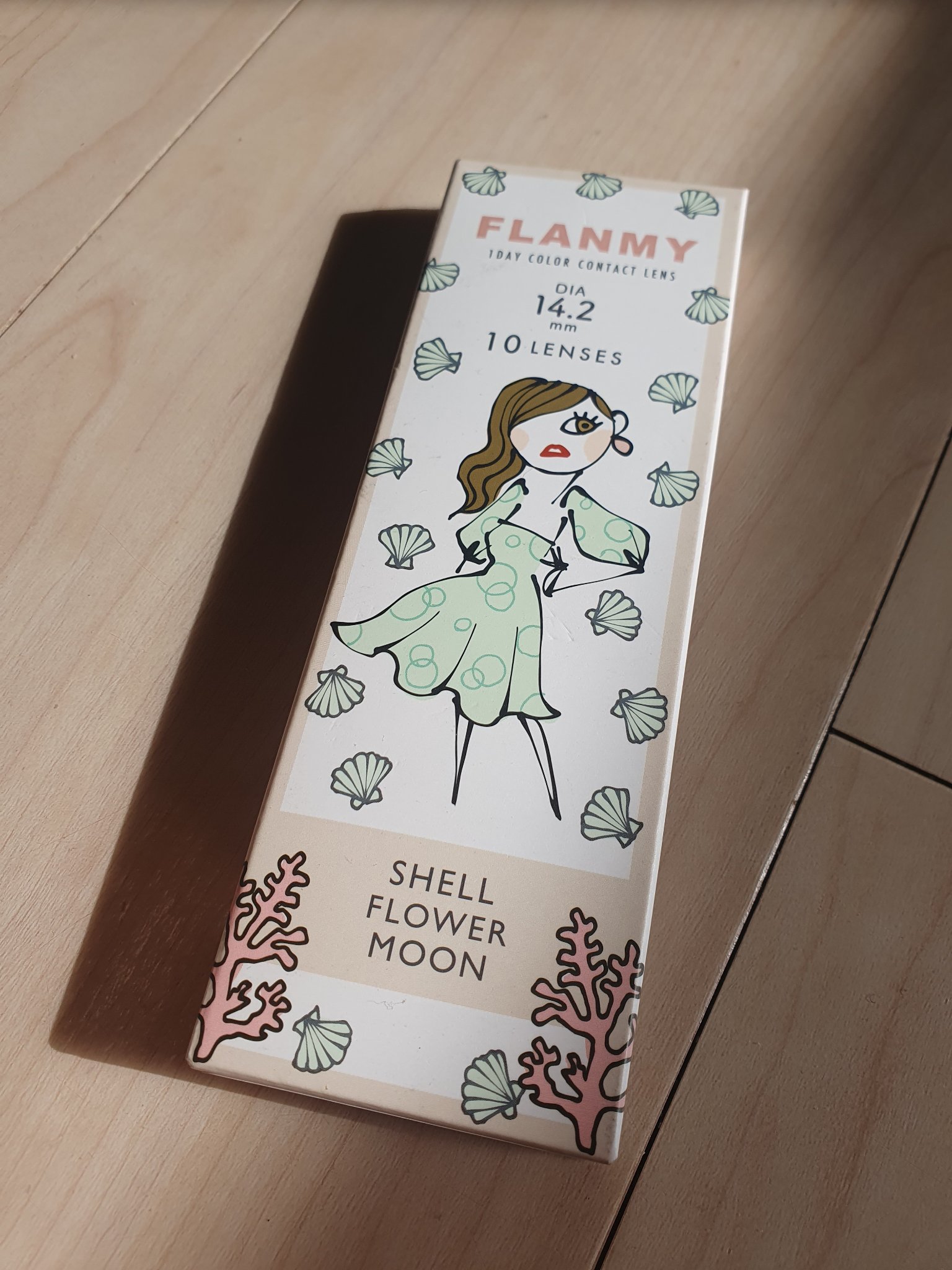 FLANMY 1day フラワームーン※2024/12〜カラー名変更/FLANMY/ワンデー（１DAY）カラコンを使ったクチコミ（1枚目）