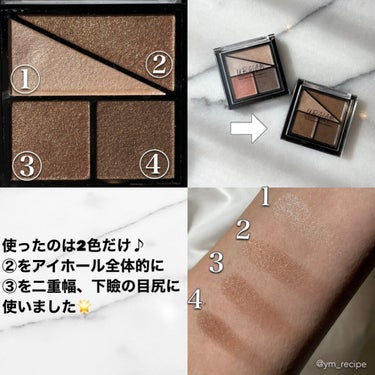 UR GLAM　VELVET EYE COLOR PALETTE/U R GLAM/アイシャドウパレットを使ったクチコミ（3枚目）