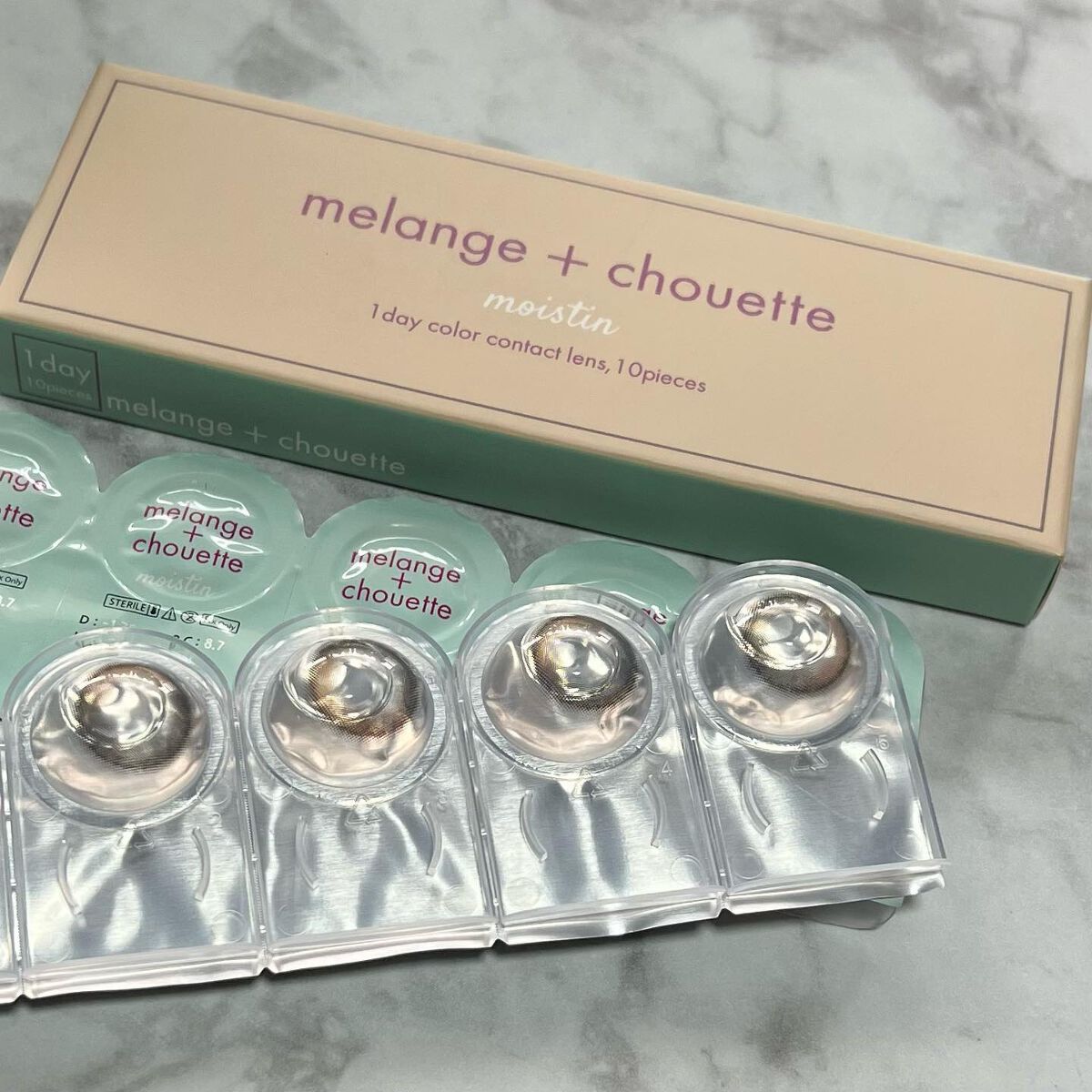 メランジェ シュエット ワンデー/melange+chouette/ワンデー(1DAY)カラコンを使ったクチコミ(4枚目)
