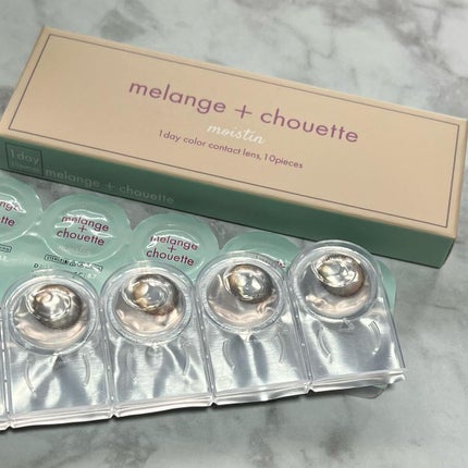 メランジェ シュエット ワンデー/melange+chouette/ワンデー(1DAY)カラコンを使ったクチコミ(4枚目)