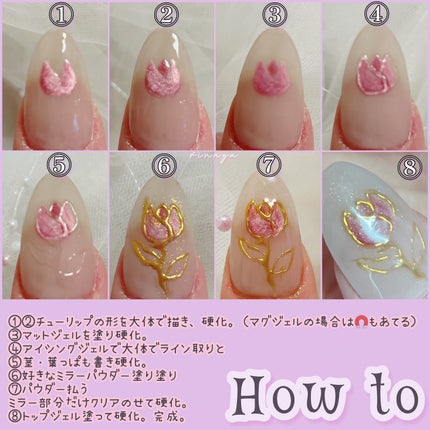 ジェルネイル(ライト対応)/セリア/ジェルネイルを使ったクチコミ(3枚目)