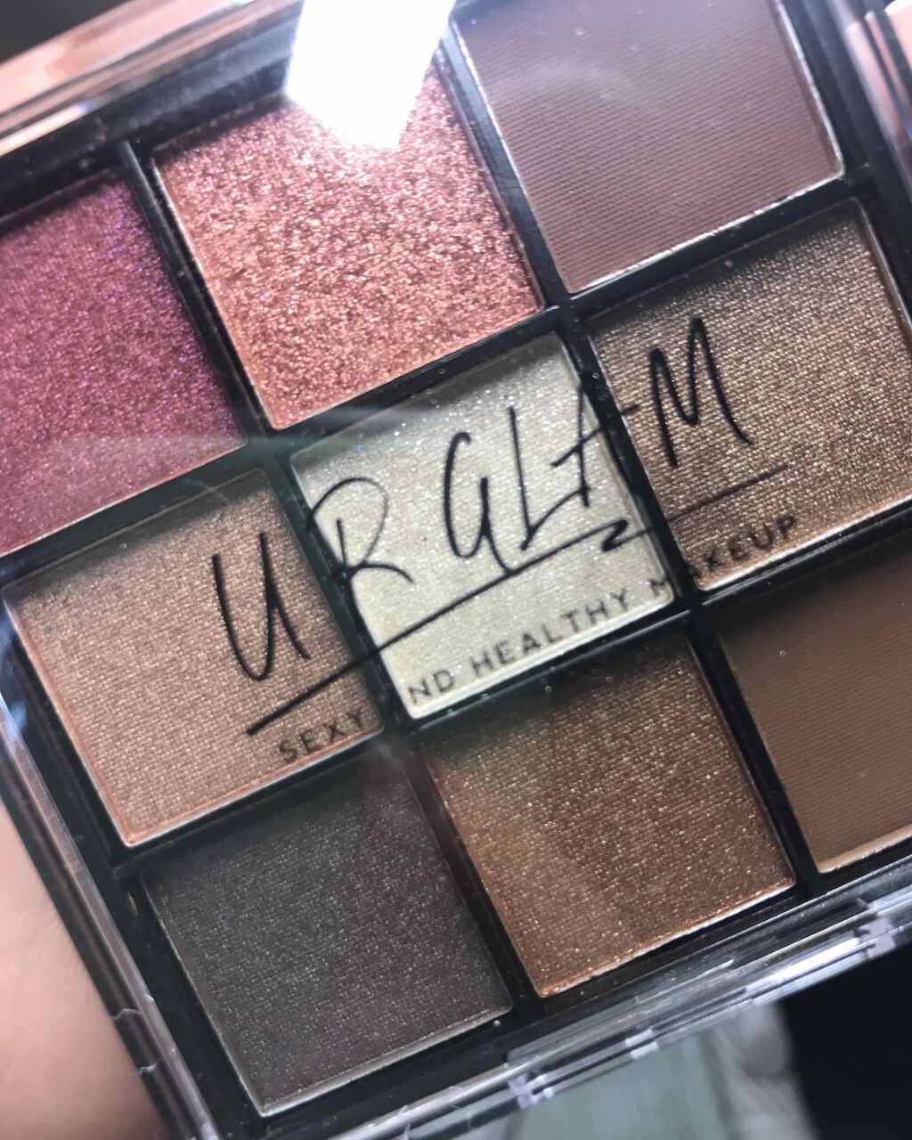 UR GLAM　BLOOMING EYE COLOR PALETTE/U R GLAM/アイシャドウパレットを使ったクチコミ（1枚目）