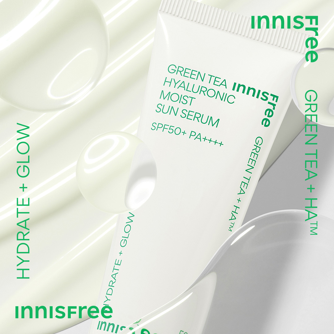 グリーンティー ヒアルロン サン セラム SPF50+ / PA++++/innisfree/日焼け止めローションを使ったクチコミ（1枚目）