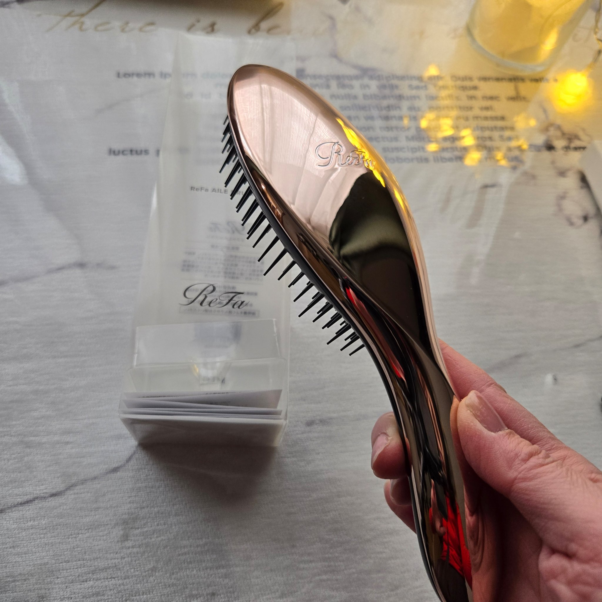 リファエールブラシ/ReFa/ヘアブラシを使ったクチコミ（1枚目）