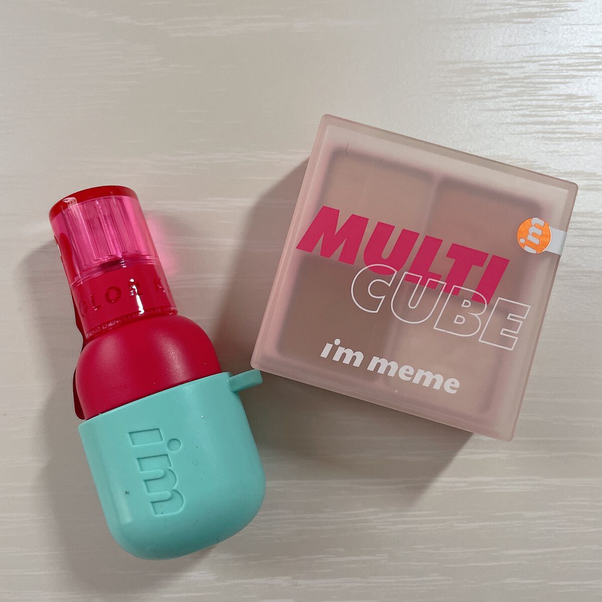 DUOセット My Sweetest Pink Duo(マイスウィーテストピンクデュオ)/i’m meme/メイクアップキットを使ったクチコミ（2枚目）