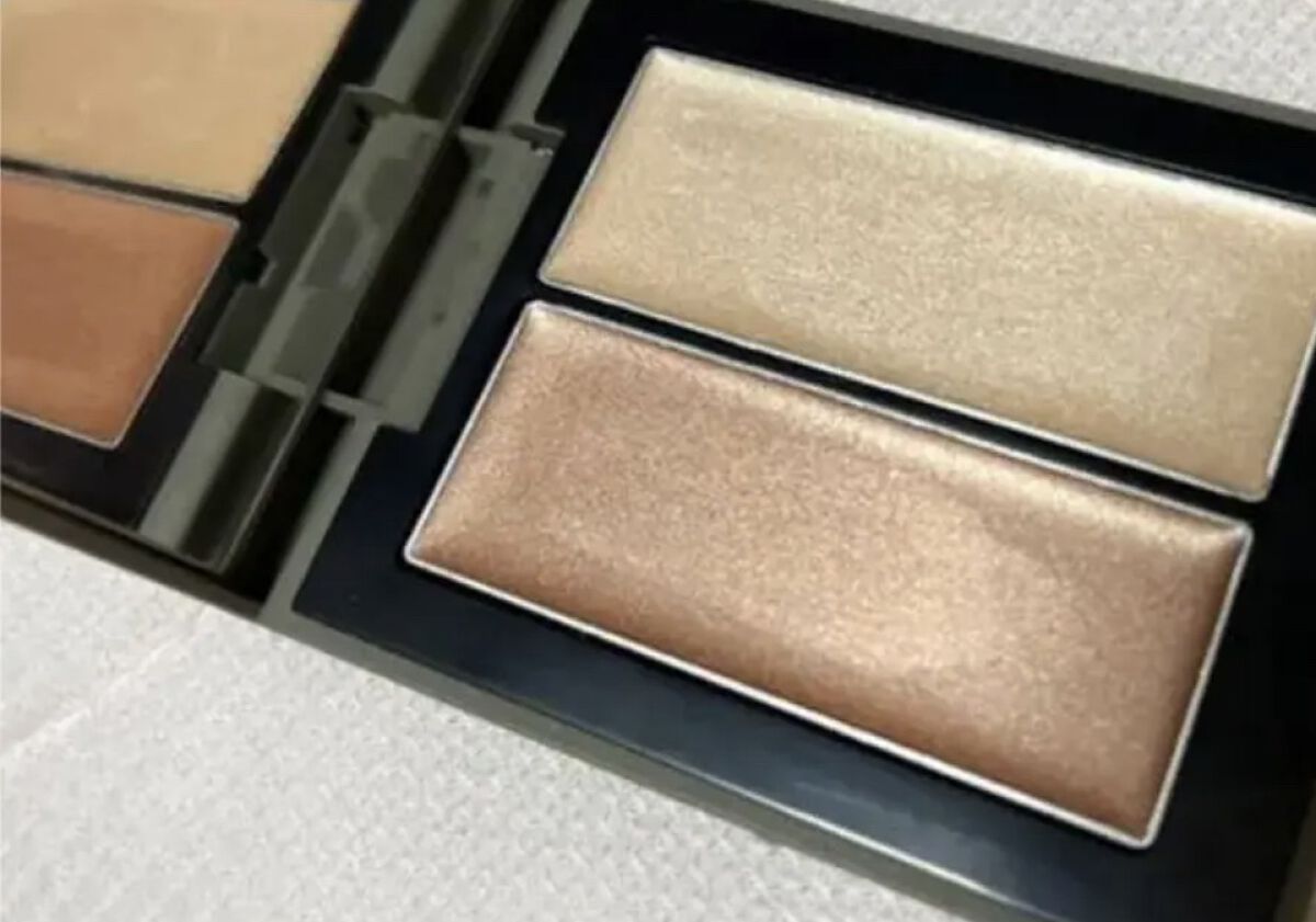 THREE シマリング グロー デュオ/THREE/クリームハイライトを使ったクチコミ（1枚目）