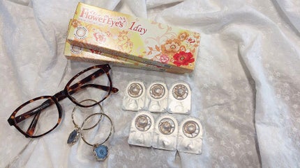 フラワーアイズ ワンデー/株式会社ビューフロンティア/ワンデー(1DAY)カラコンを使ったクチコミ(5枚目)