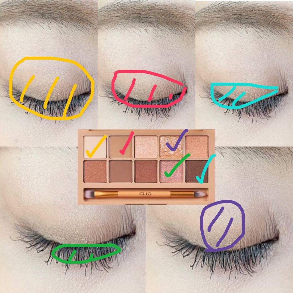 プロ アイ パレット/CLIO/アイシャドウパレットを使ったクチコミ(2枚目)