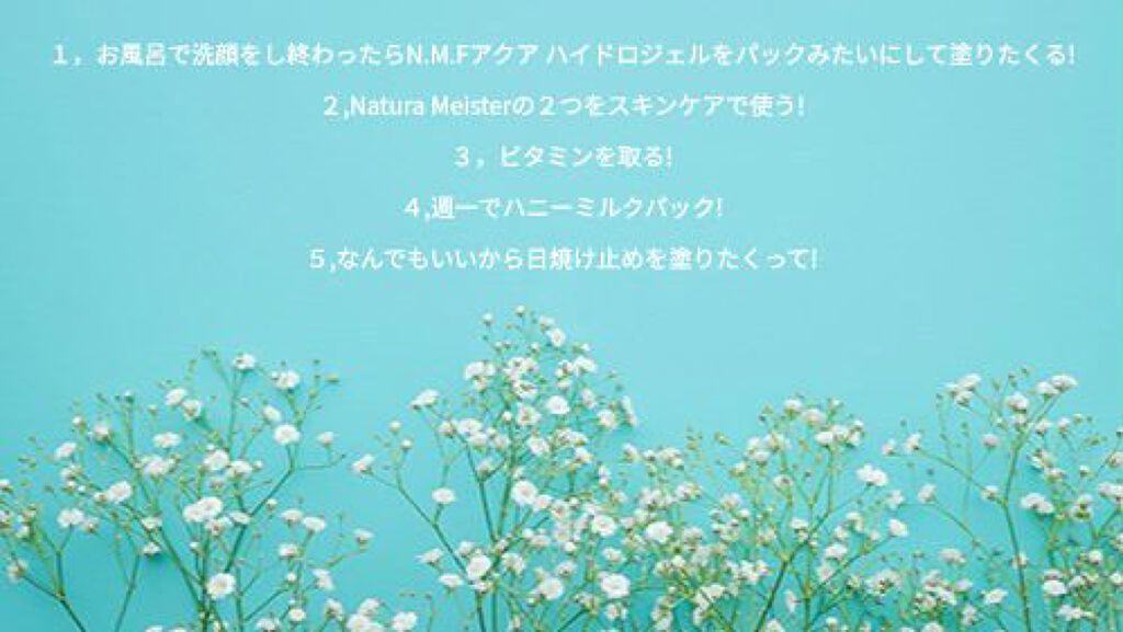 ナチュラマイスター 高浸透ジェル/Natura Meister/フェイスクリームを使ったクチコミ（2枚目）