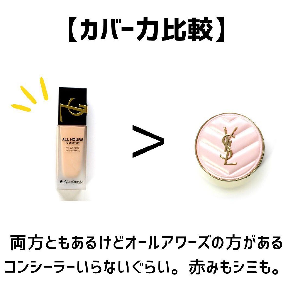 オールアワーズ リキッド/YVES SAINT LAURENT BEAUTE/リキッドファンデーションを使ったクチコミ(6枚目)