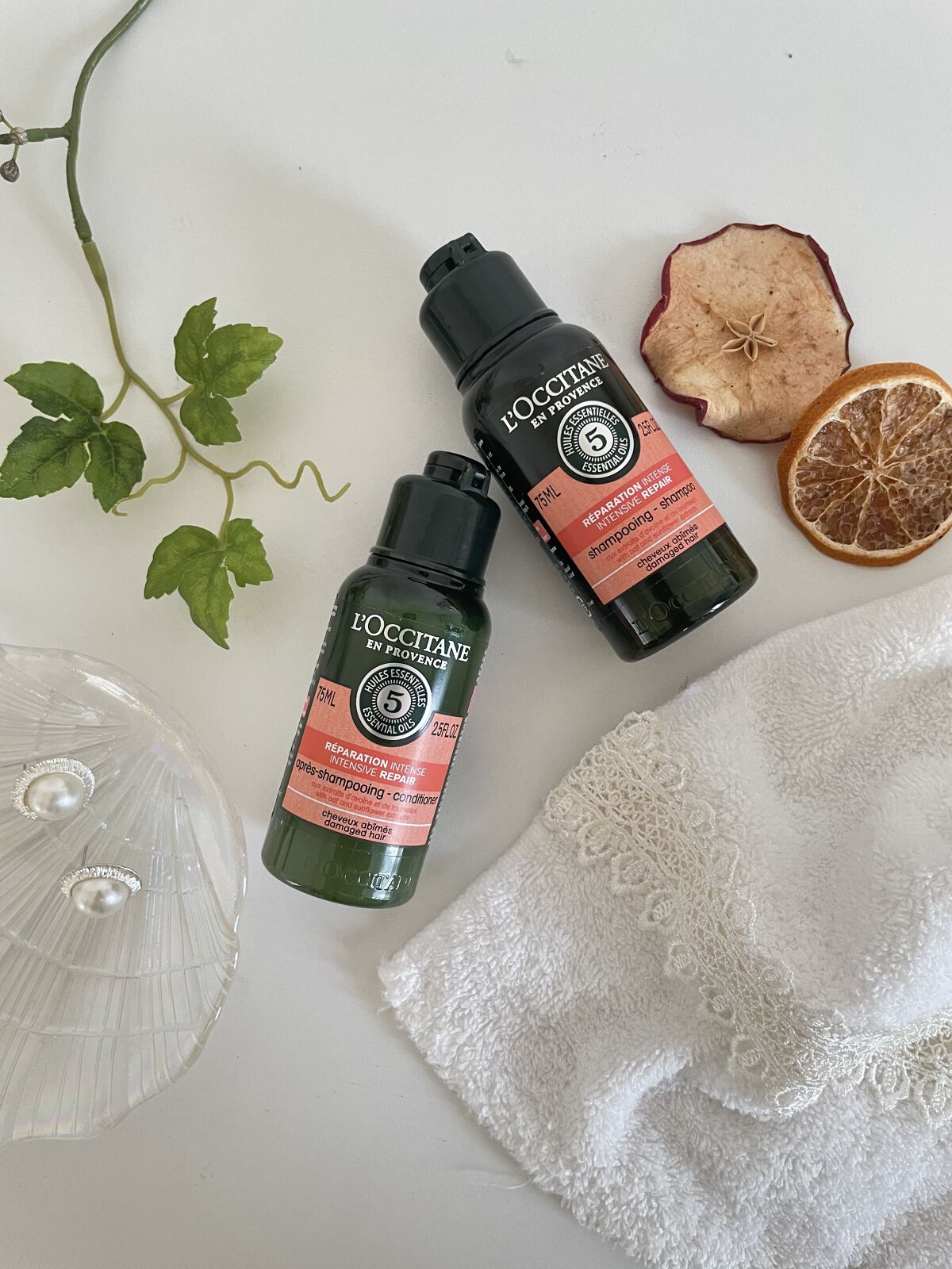 ファイブハーブスリペアリングシャンプー／コンディショナー/L'OCCITANE/シャンプー・コンディショナーを使ったクチコミ（1枚目）