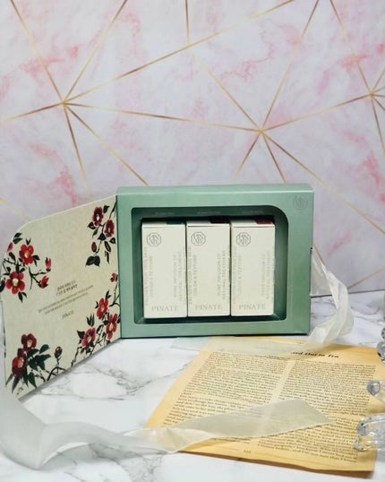 ナチュラルブルームリップオイルセラム 3色セット/PINATE/リップグロスを使ったクチコミ(6枚目)