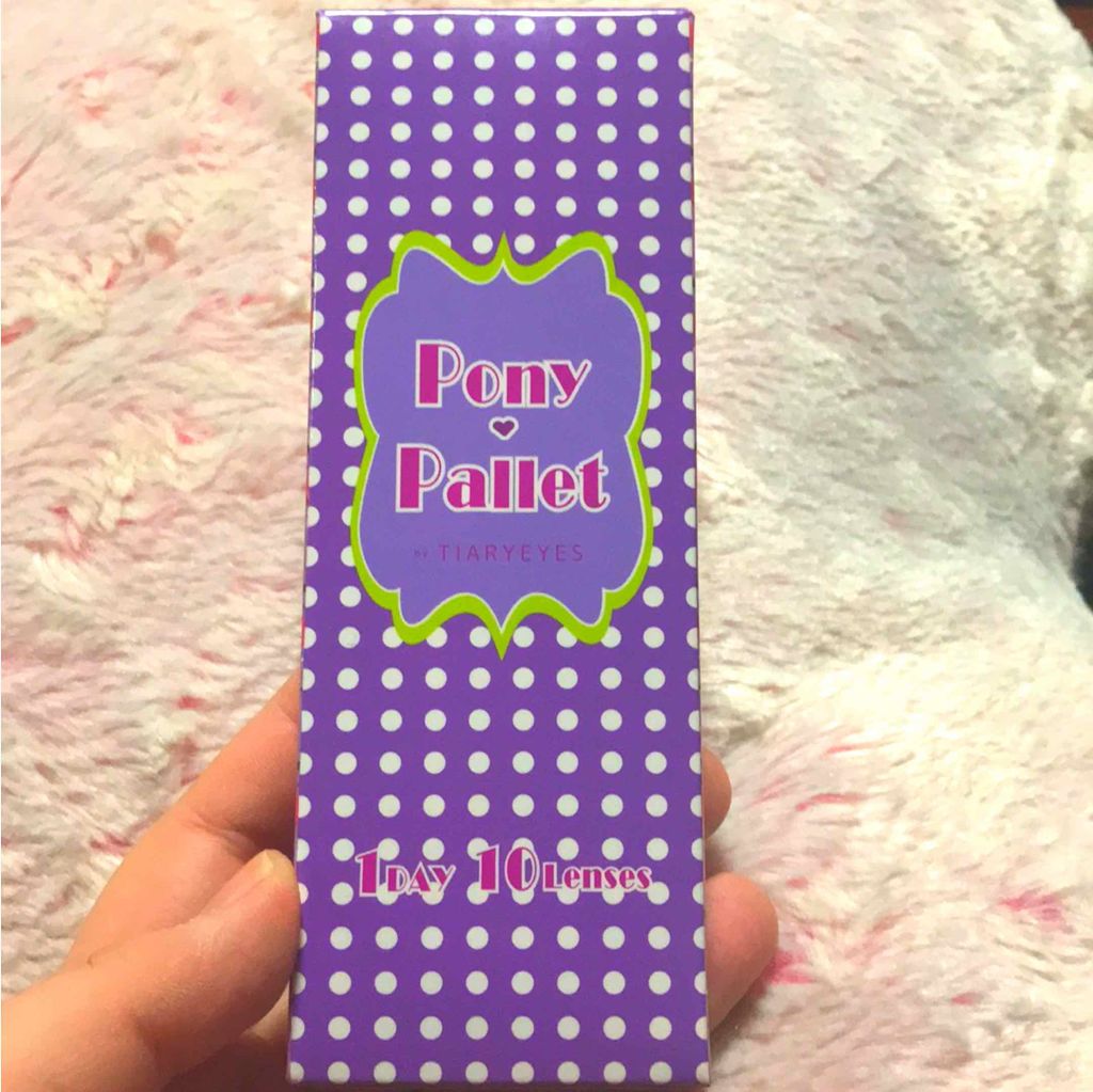 ポニーパレット ワンデー by ティアリーアイズ/Pony Pallet/ワンデー(1DAY)カラコンを使ったクチコミ(1枚目)
