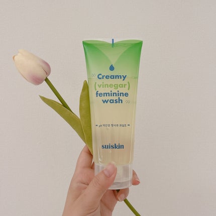 クリーミービネガーフェミニンウォッシュ/suiskin/ボディソープを使ったクチコミ(4枚目)