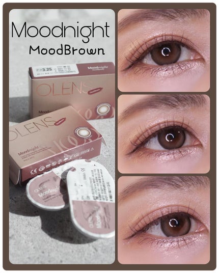 Moodnight 1Month/OLENS/カラーコンタクトレンズを使ったクチコミ(1枚目)