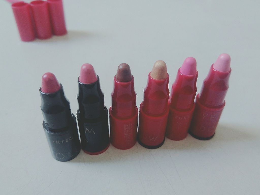 プチクレヨンアイシャドー ミニセット/インテグレート/スティックアイシャドウを使ったクチコミ(2枚目)