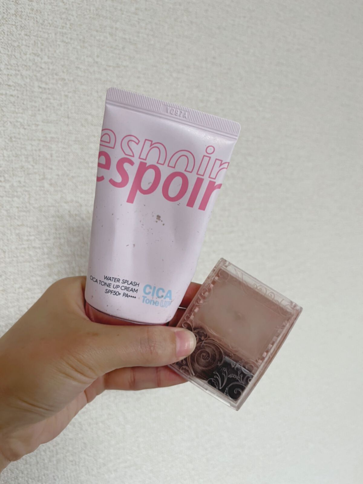 ウォータースプラッシュシカトーンアップクリーム/espoir/化粧下地を使ったクチコミ（2枚目）