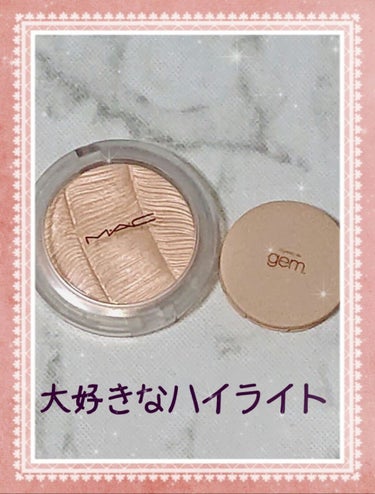 gemini glow highlight/la peau de gem./クリームハイライトを使ったクチコミ（1枚目）