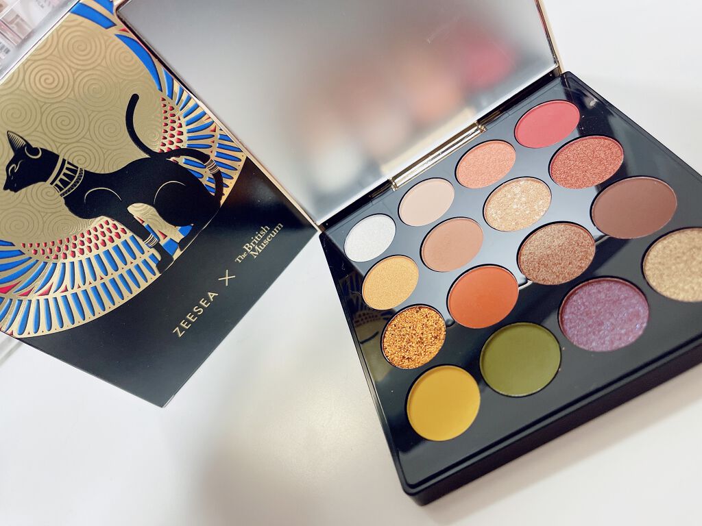 大英博物館 エジプトシリーズ アイシャドウパレット/ZEESEA/アイシャドウパレットを使ったクチコミ(3枚目)
