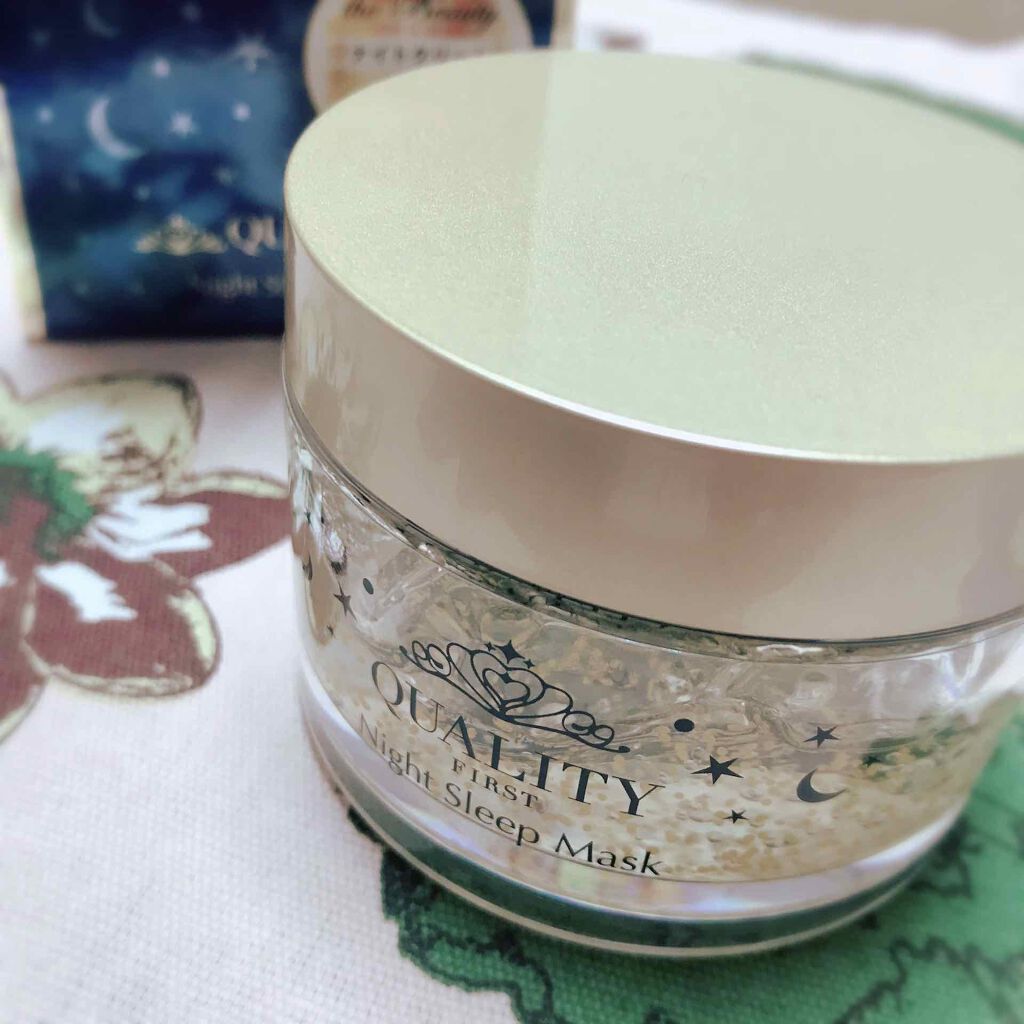 クイーンズプレミアムマスク ナイトスリーピングマスク/クオリティファースト/フェイスクリームを使ったクチコミ(1枚目)