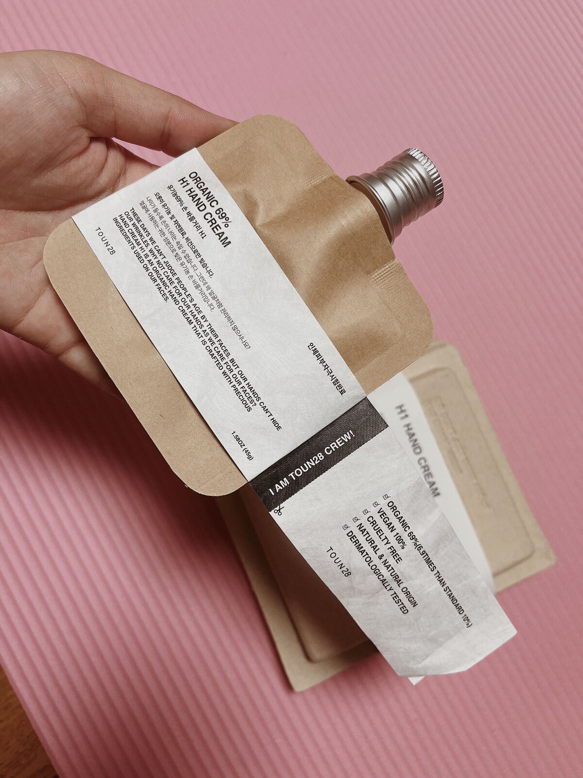 ORGANIC 69% H1 HAND CREAM/TOUN28/ハンドクリームを使ったクチコミ(4枚目)