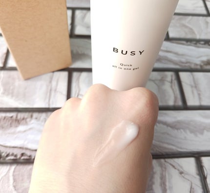 ビジー クイック オールインワンジェル/BUSY/オールインワン化粧品を使ったクチコミ(3枚目)