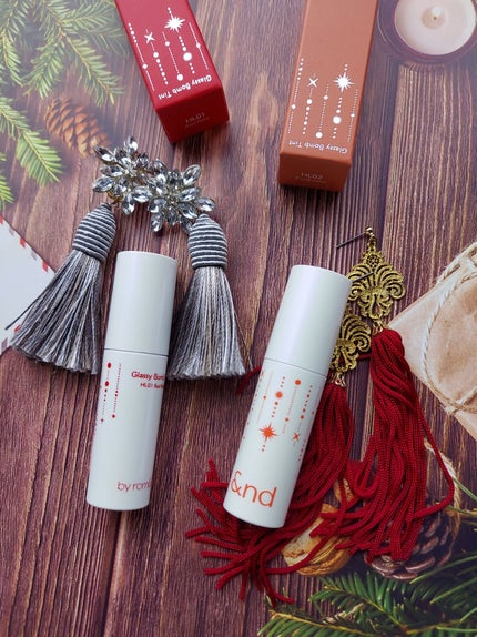 misaki on LIPS 「2色、まとめです。#グラッシーボムティント#アンドバイロムアン..」(7枚目)