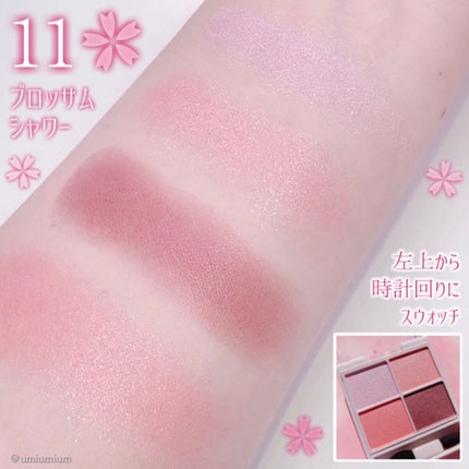 シルキースフレアイズ/キャンメイク/アイシャドウパレットを使ったクチコミ(5枚目)