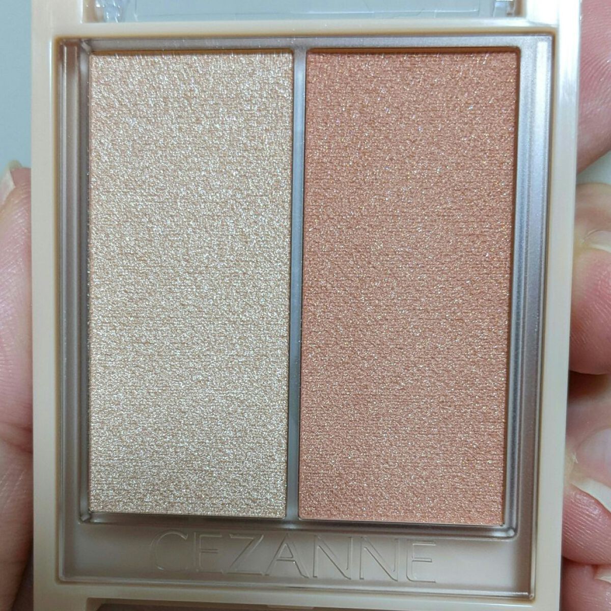 フェイスグロウカラー/CEZANNE/クリームハイライトを使ったクチコミ（1枚目）