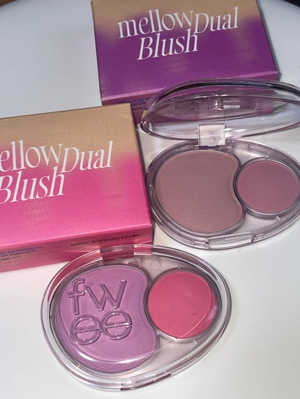 デュアルチークメロウ/fwee/ジェル・クリームチークを使ったクチコミ(1枚目)