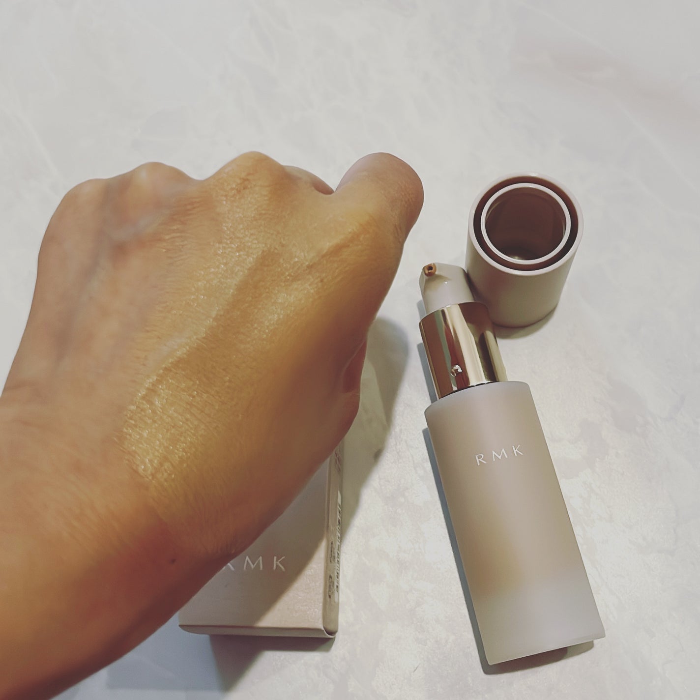 RMK ラスティング ジェルクリーミィファンデーション/RMK/クリーム・エマルジョンファンデーションを使ったクチコミ(6枚目)