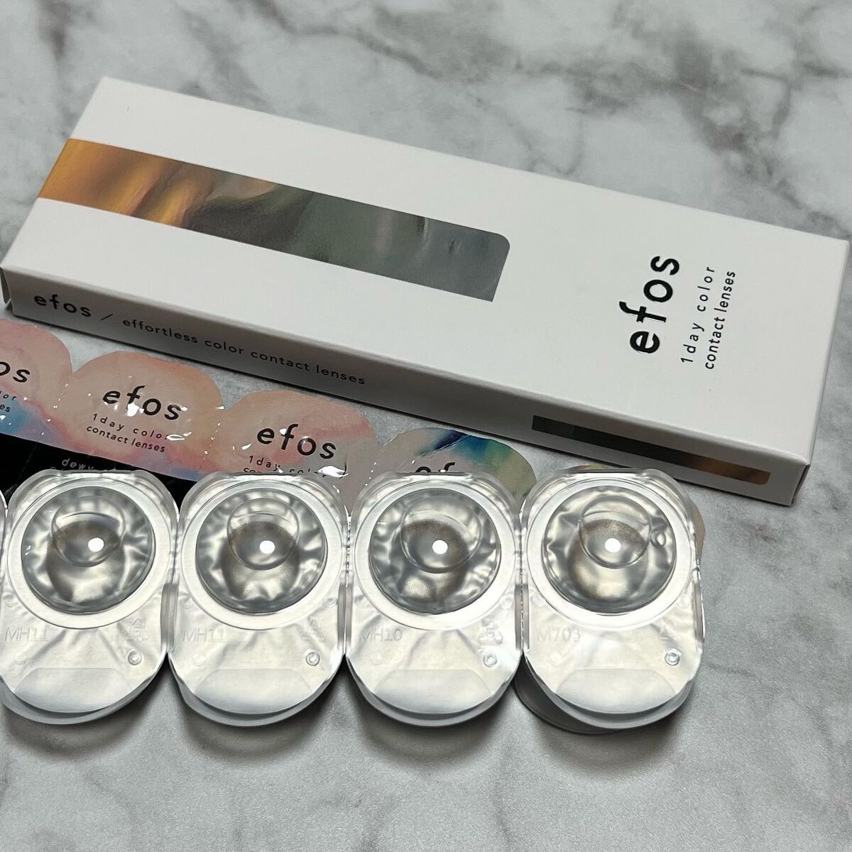エフォス/MORECONTACT/カラーコンタクトレンズを使ったクチコミ(2枚目)