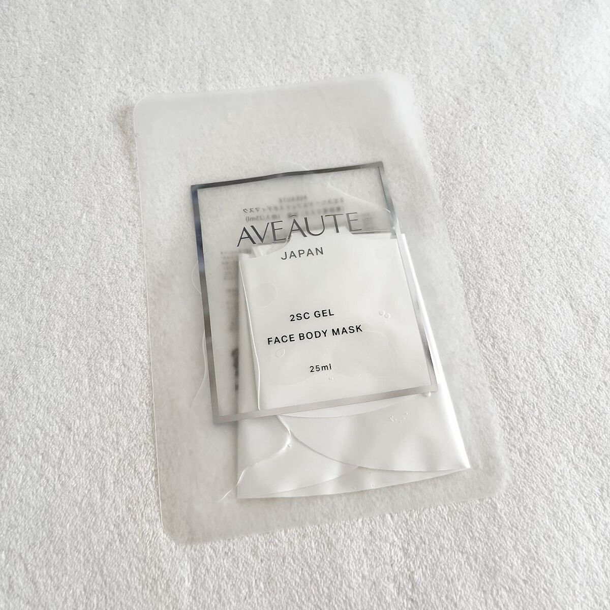 2SC GEL FACE BODY MASK/AVEAUTE/シートマスク・パックを使ったクチコミ（2枚目）