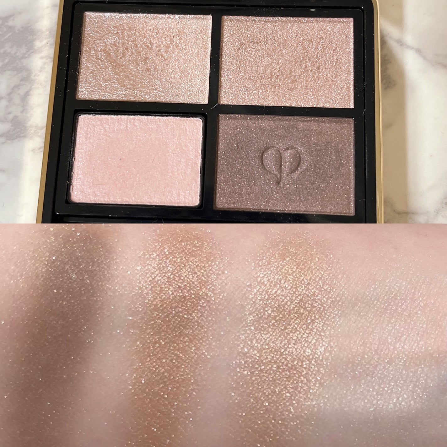 オンブルクルールクアドリ/クレ・ド・ポー ボーテ/アイシャドウパレットを使ったクチコミ(2枚目)