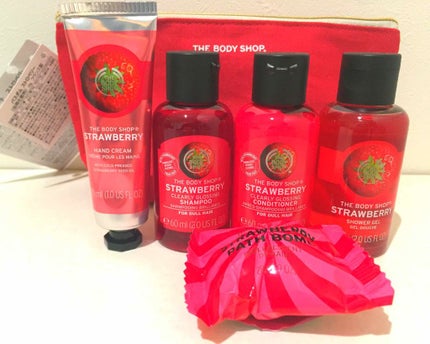 ハンドクリーム ストロベリー/THE BODY SHOP/ハンドクリームを使ったクチコミ(1枚目)