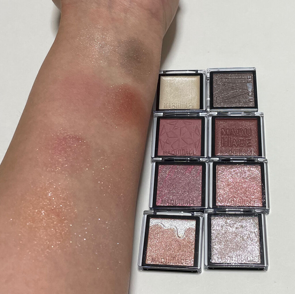 ドラマティックアイカラー (パウダー)/(クリーム)/マキアージュ/アイシャドウパレットを使ったクチコミ（2枚目）