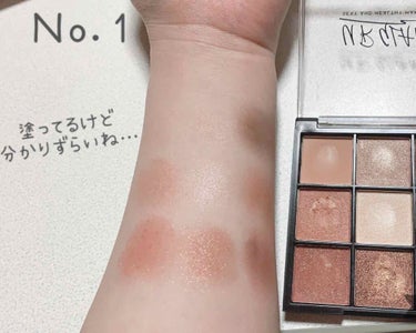 UR GLAM　BLOOMING EYE COLOR PALETTE/U R GLAM/アイシャドウパレットを使ったクチコミ（2枚目）