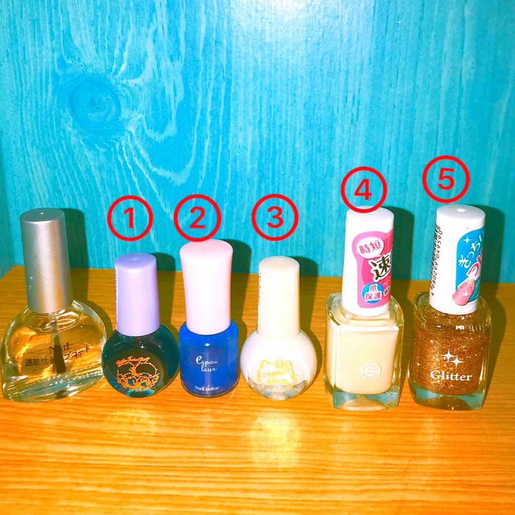 速乾ベース&ハードナー/セリア/ネイルベースコートを使ったクチコミ(2枚目)