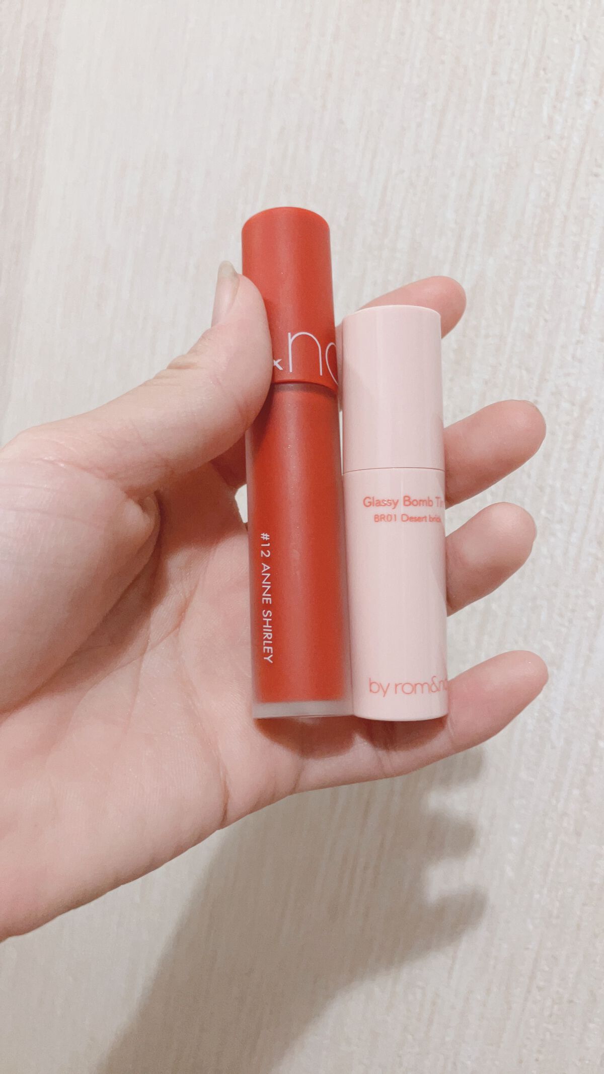 アンドバイロムアンド グラッシーボムティント/&nd by rom&nd/リップティントを使ったクチコミ(4枚目)