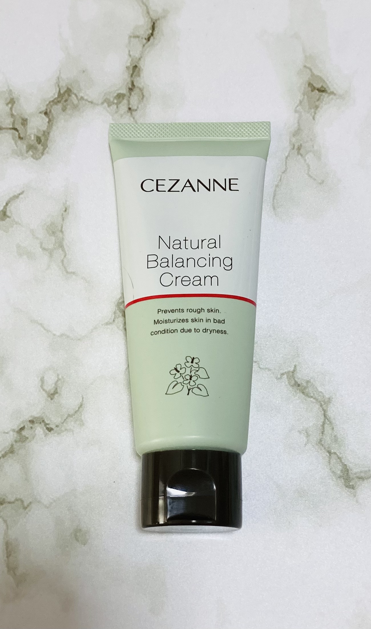 CEZANNE ナチュラルバランシングクリームのクチコミ「CEZANNE　ナチュラルバランシングクリーム
70g


春になると肌荒れしやすくなるので購.....」（1枚目）