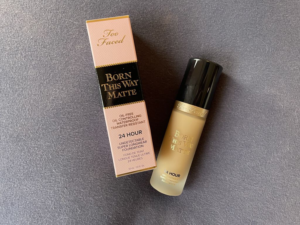 ボーン ディス ウェイ アンディテクタブル 24H マット ファンデーション ポーセリン/Too Faced/リキッドファンデーションを使ったクチコミ（1枚目）