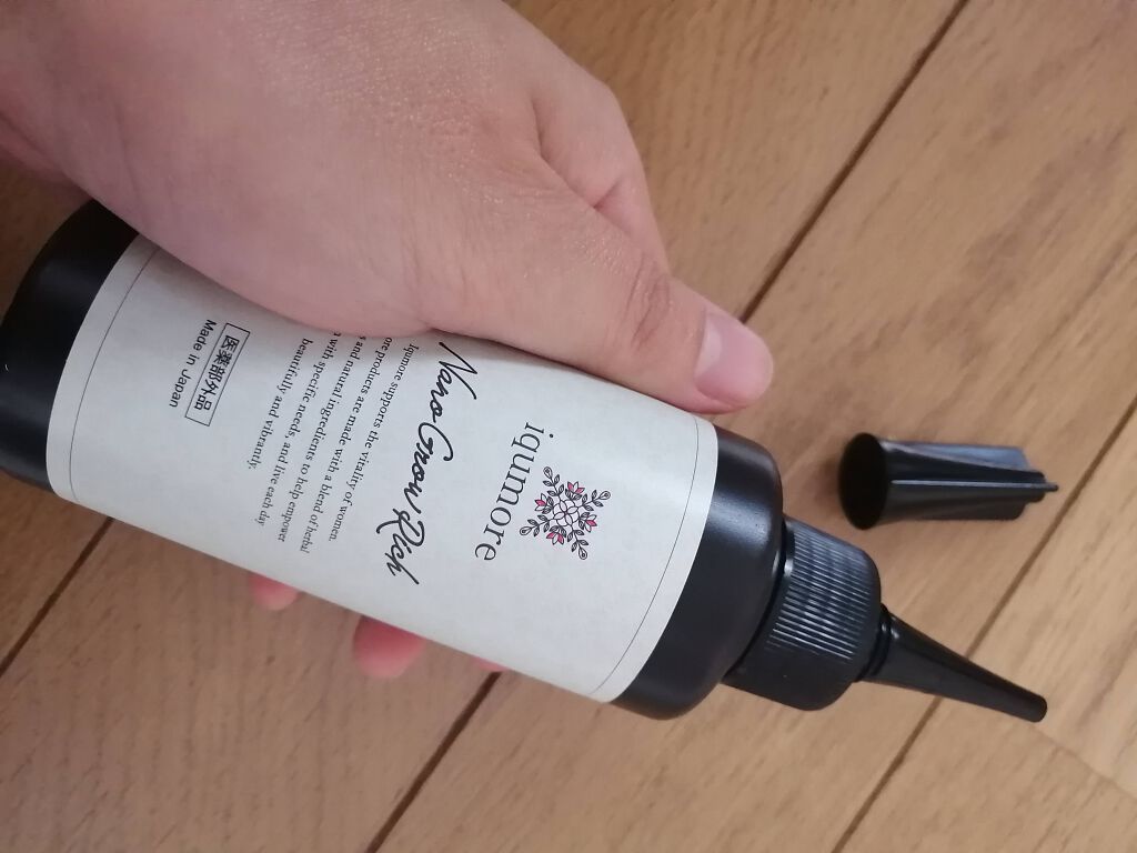 ナノグロウリッチ/iqumore/頭皮ローションを使ったクチコミ(1枚目)