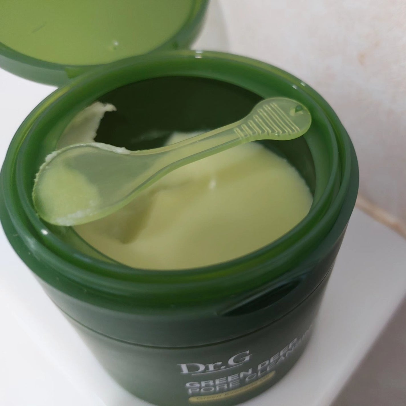 グリーンディープポアクレンジングバーム/Dr.G/クレンジングバームを使ったクチコミ(4枚目)