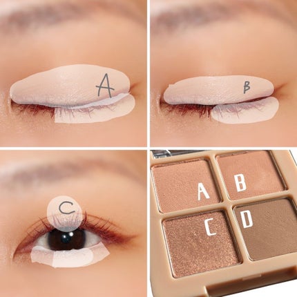 NOTONE Peach Blush Toast cafe eye palette /Sonomama FRUIT/アイシャドウパレットを使ったクチコミ(3枚目)