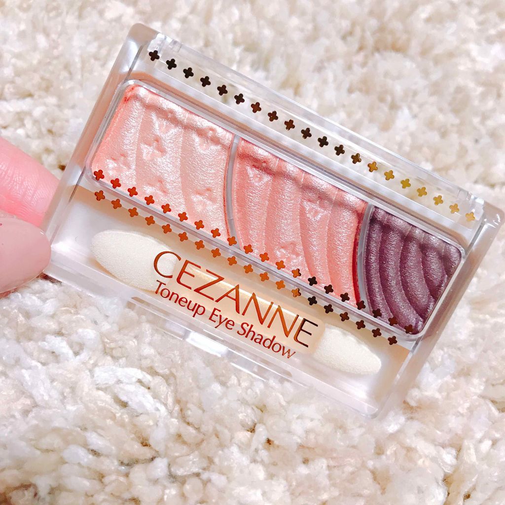 トーンアップアイシャドウ/CEZANNE/アイシャドウパレットを使ったクチコミ(1枚目)