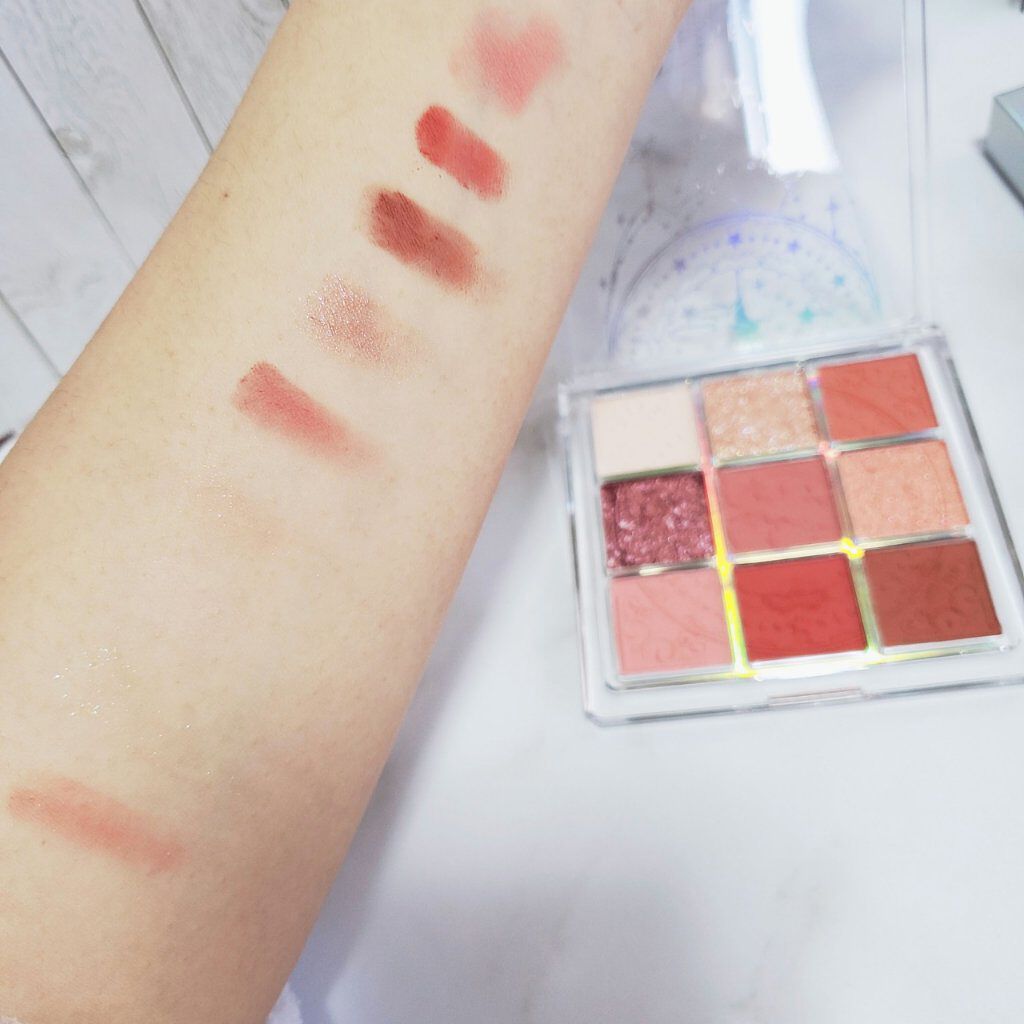 クォーツ 9色アイシャドウパレット(ドリームランドアイシャドウ)/ZEESEA/アイシャドウパレットを使ったクチコミ(3枚目)